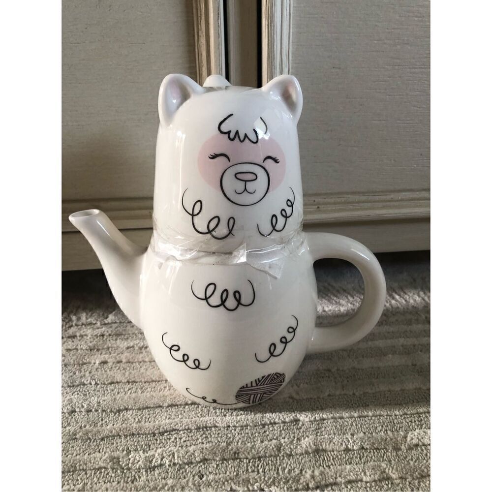 Yarnology -  Alpaca Stacking Teapot And Cup Set